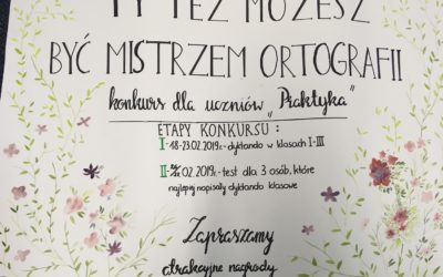 Ty też możesz zostać Mistrzem Ortografii